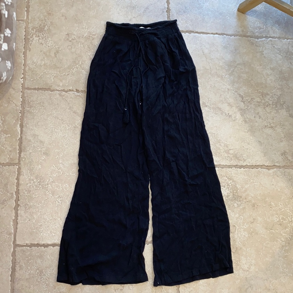 Black Flowy Pants